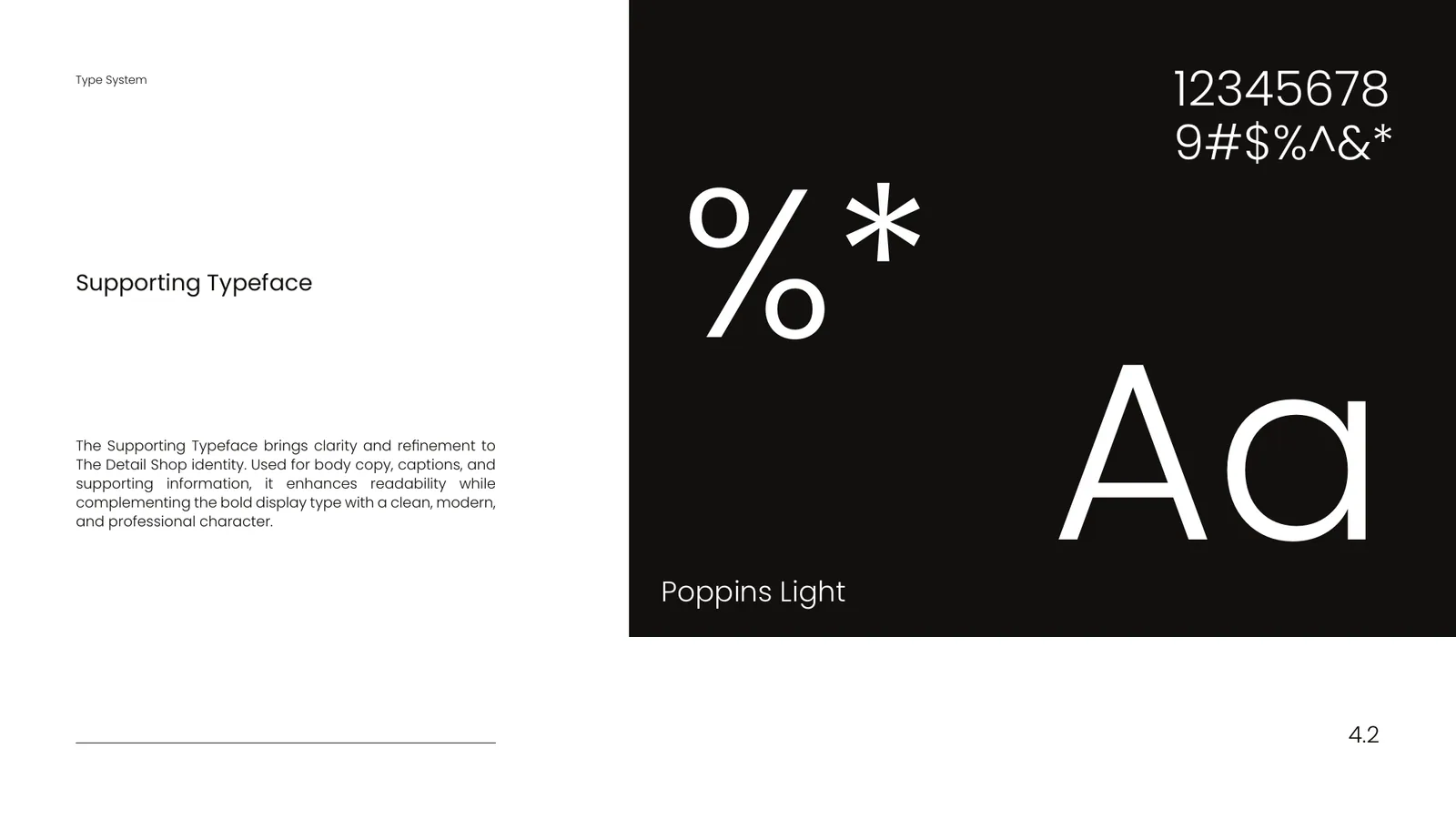 The Detail Shop brand style guide, page 25