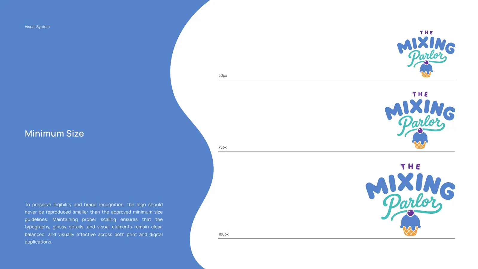 The Mixing Parlor brand style guide, page 11