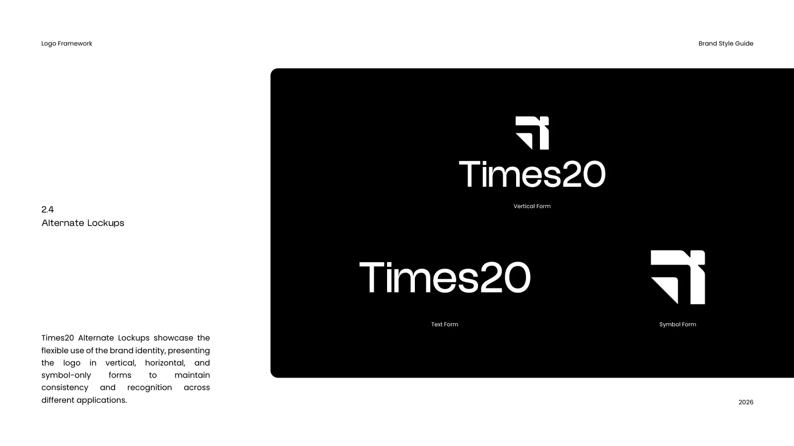 Times20 brand style guide, page 13