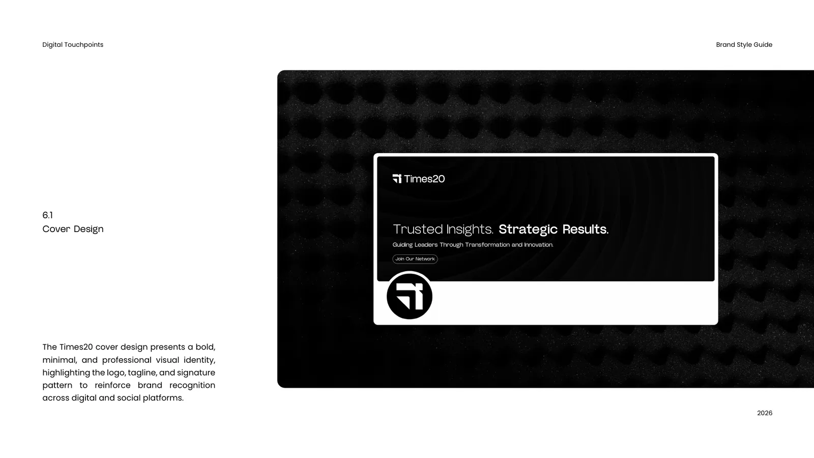 Times20 brand style guide, page 35