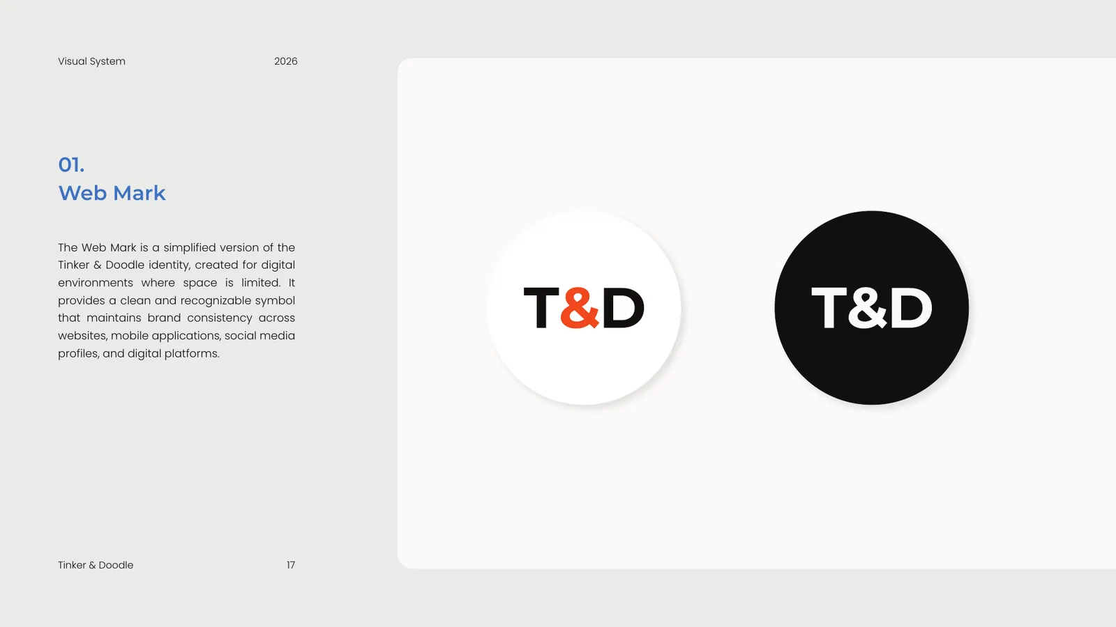 Tinker & Doodle brand style guide, page 17