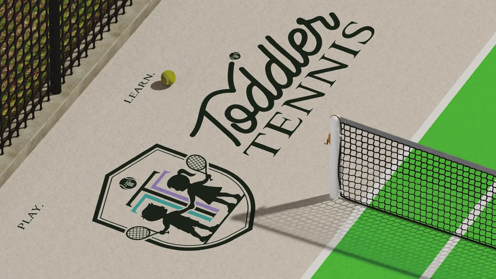Toddler Tennis brand style guide, page 31
