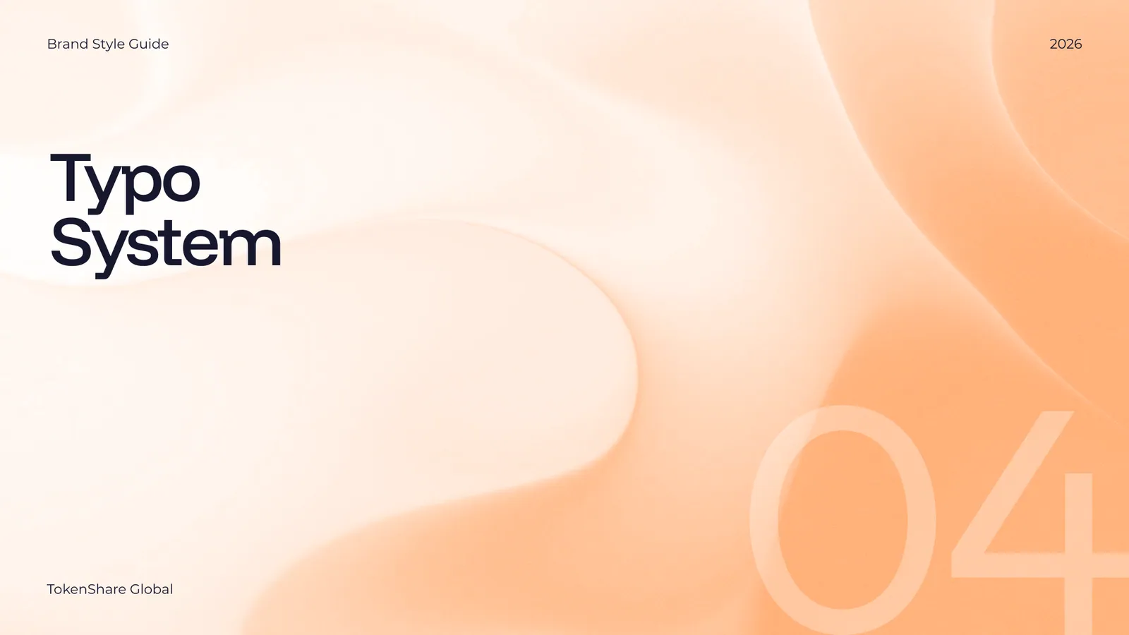 TokenShare Global brand style guide, page 22