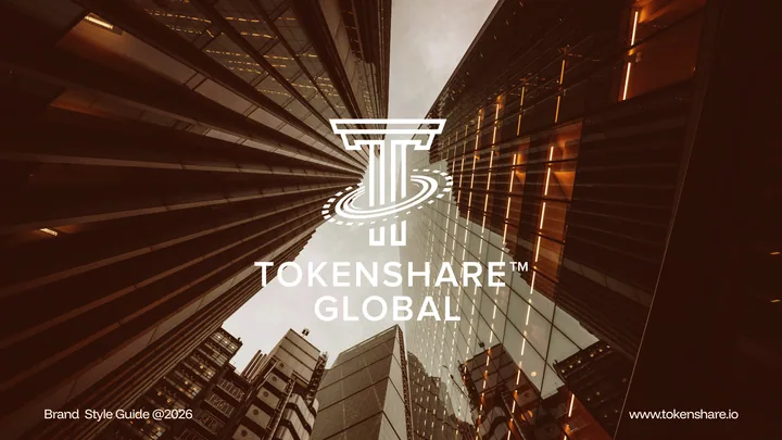 TokenShare Global brand style guide cover