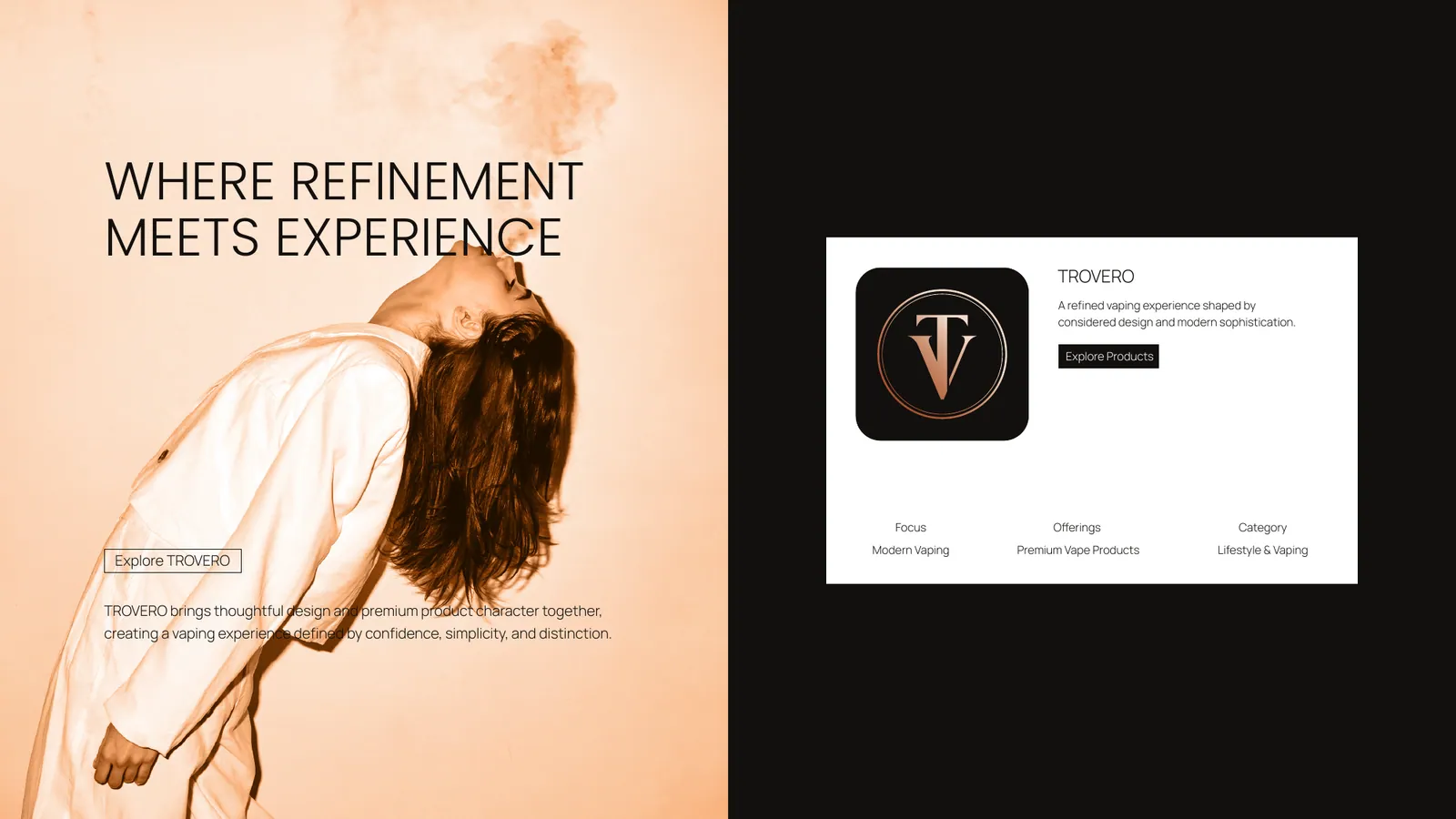 TROVERO brand style guide, page 21