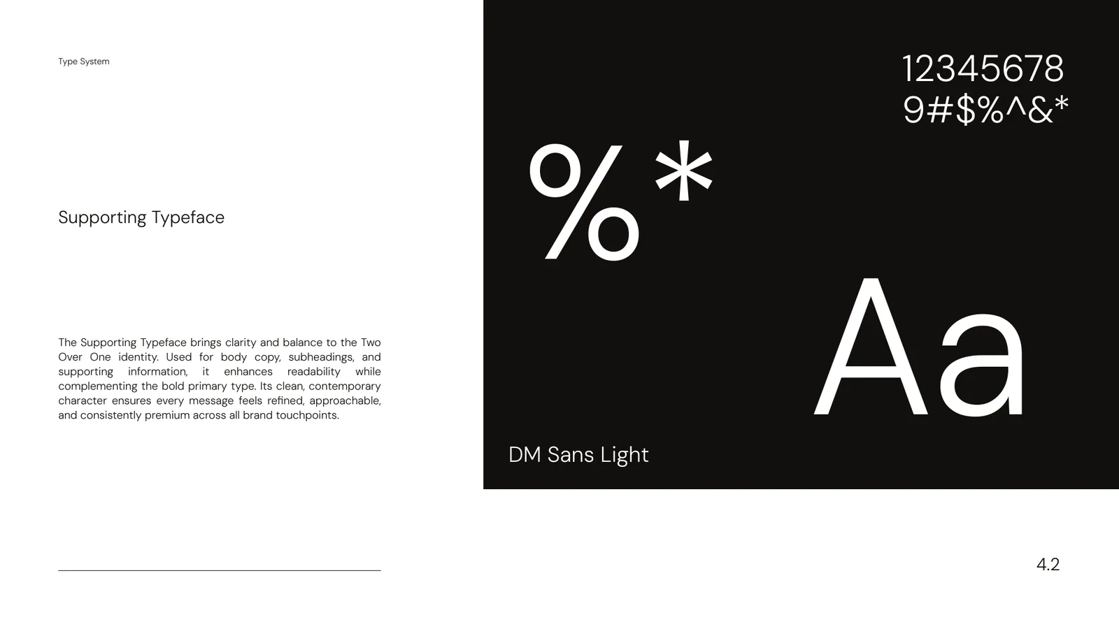 Two Over One brand style guide, page 25