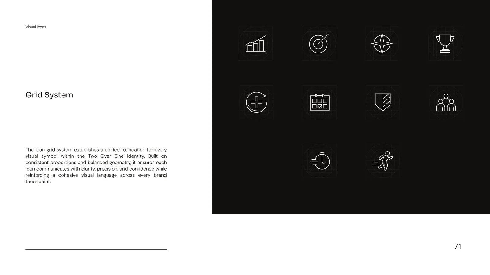 Two Over One brand style guide, page 33