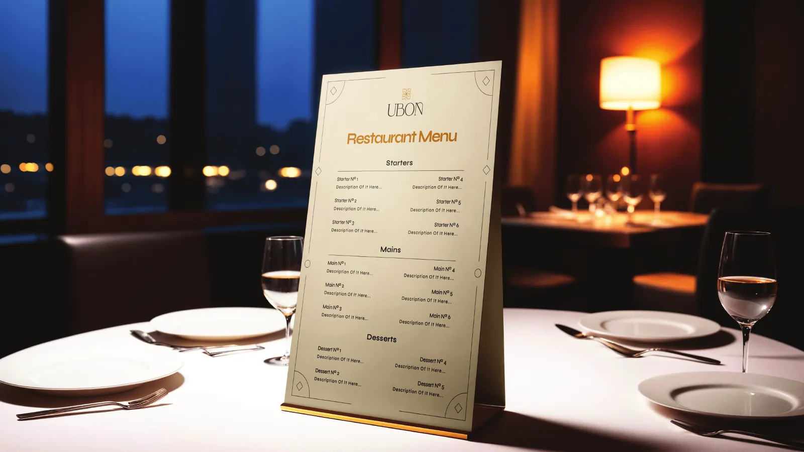 Ubon brand style guide, page 31
