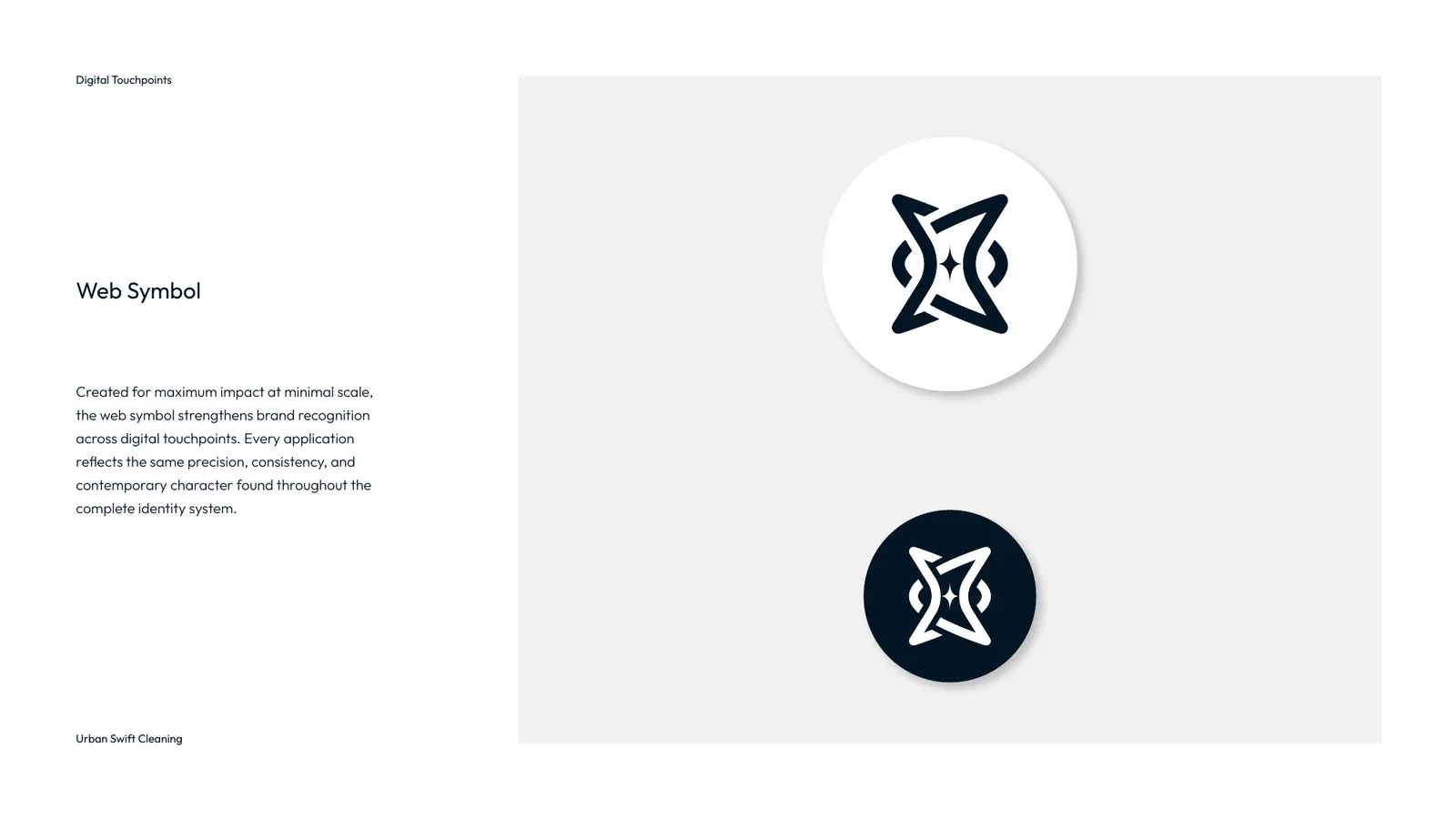 Urban Swift Cleaning brand style guide, page 18