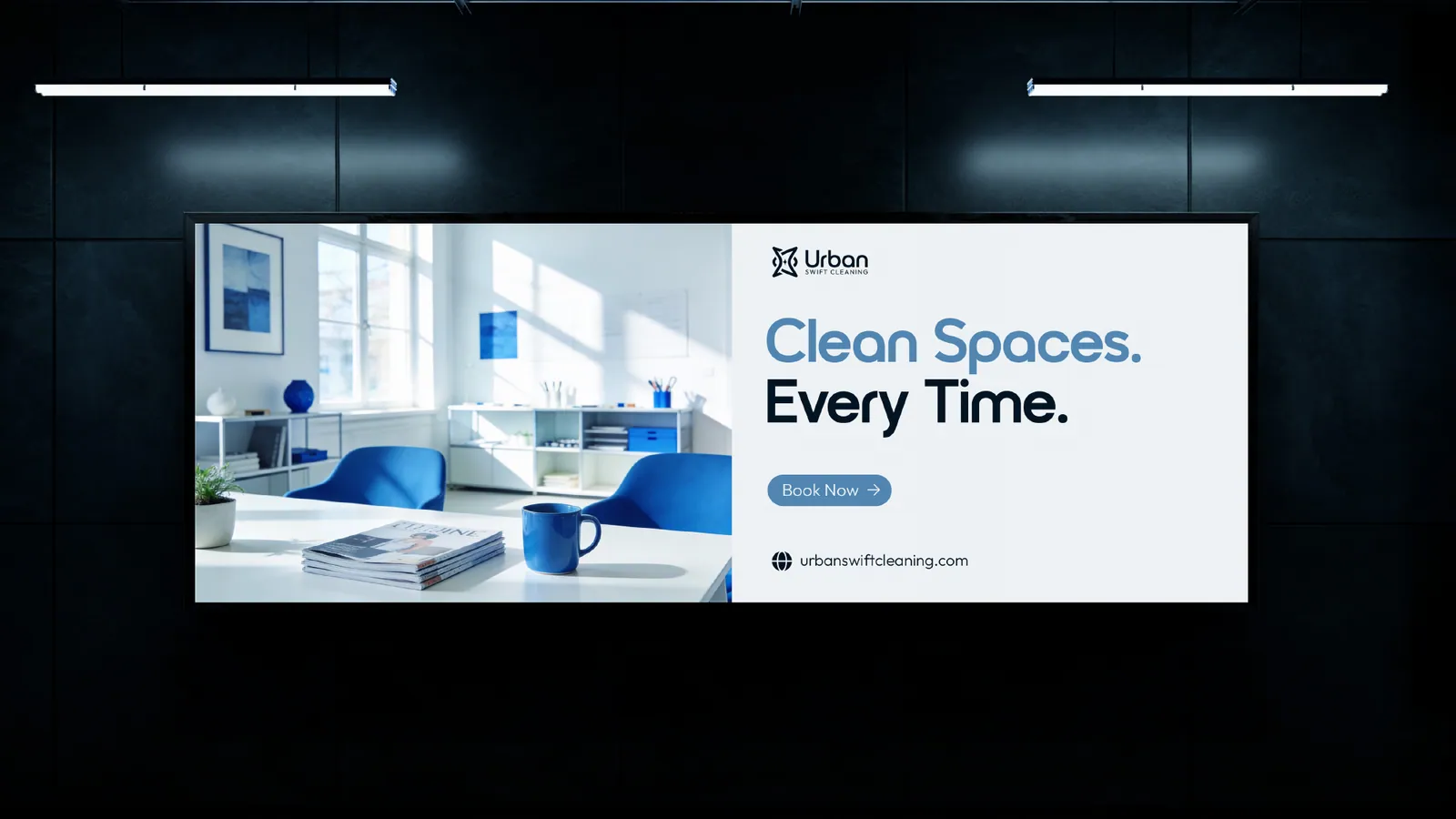Urban Swift Cleaning brand style guide, page 33