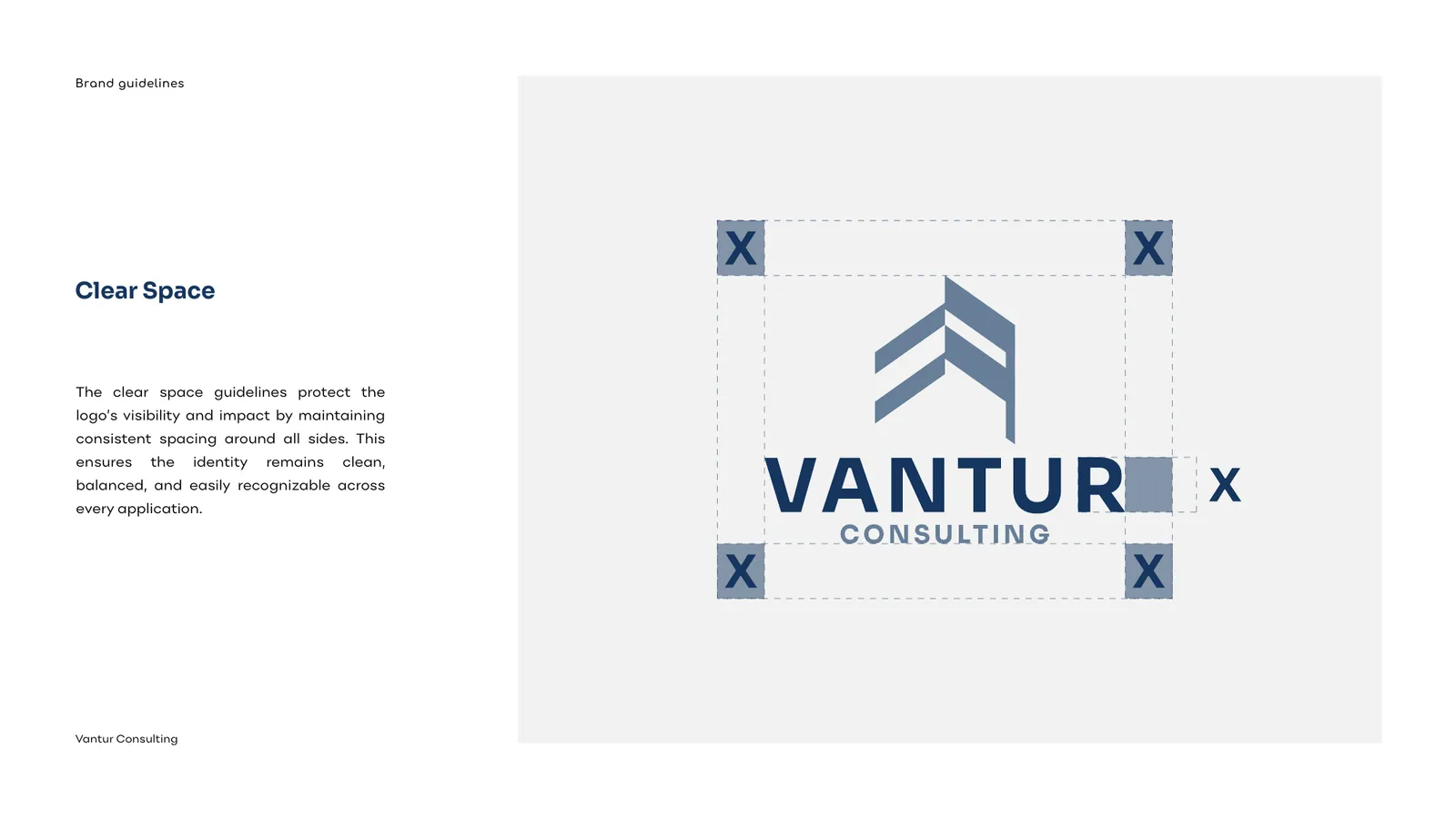 Vantur Consulting brand style guide, page 14