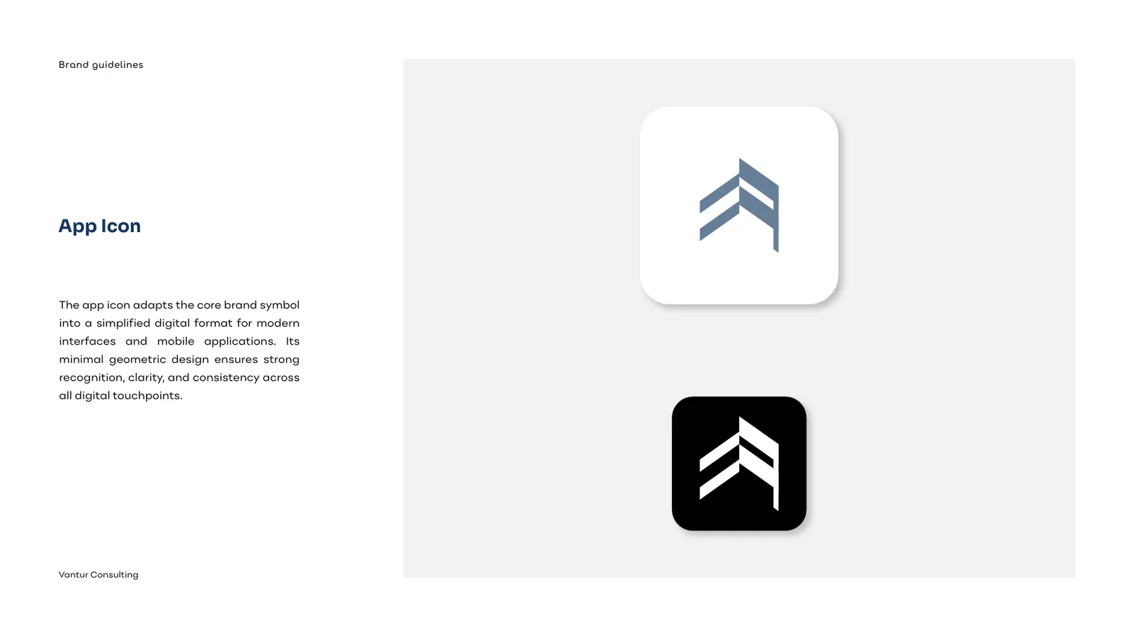 Vantur Consulting brand style guide, page 19