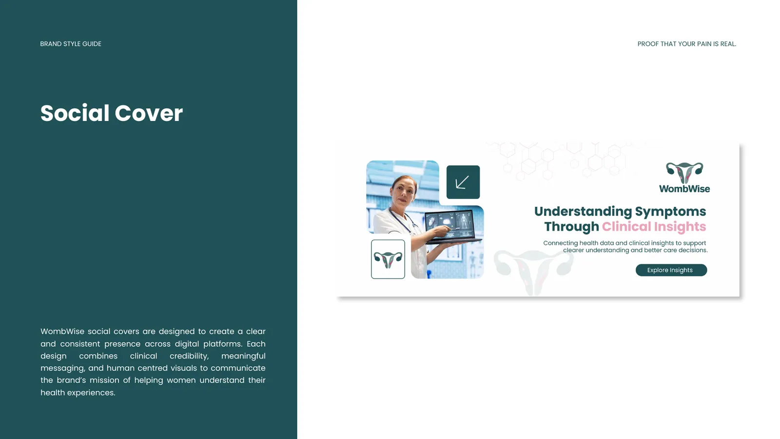 WombWise brand style guide, page 21
