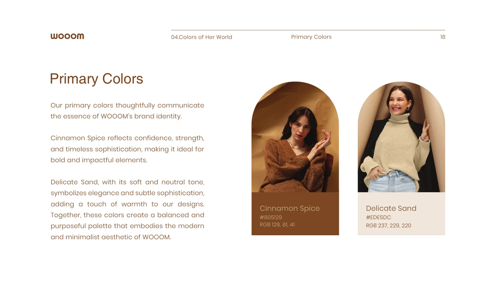Wooom brand identity, page 20