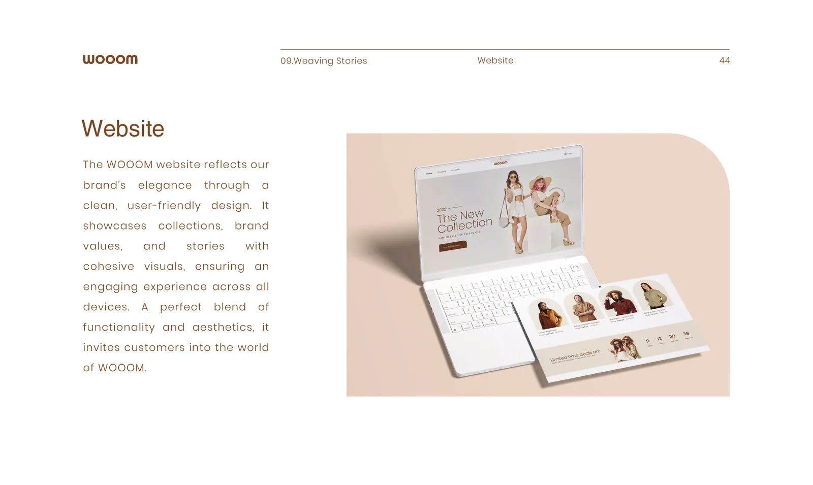 Wooom brand identity, page 46