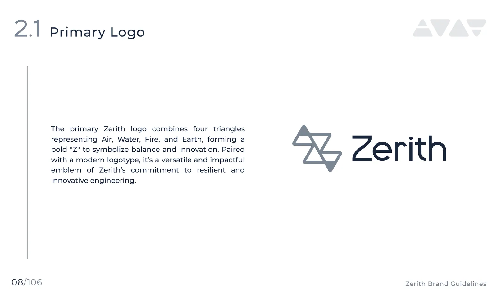 Zerith Engineering brand identity, page 9