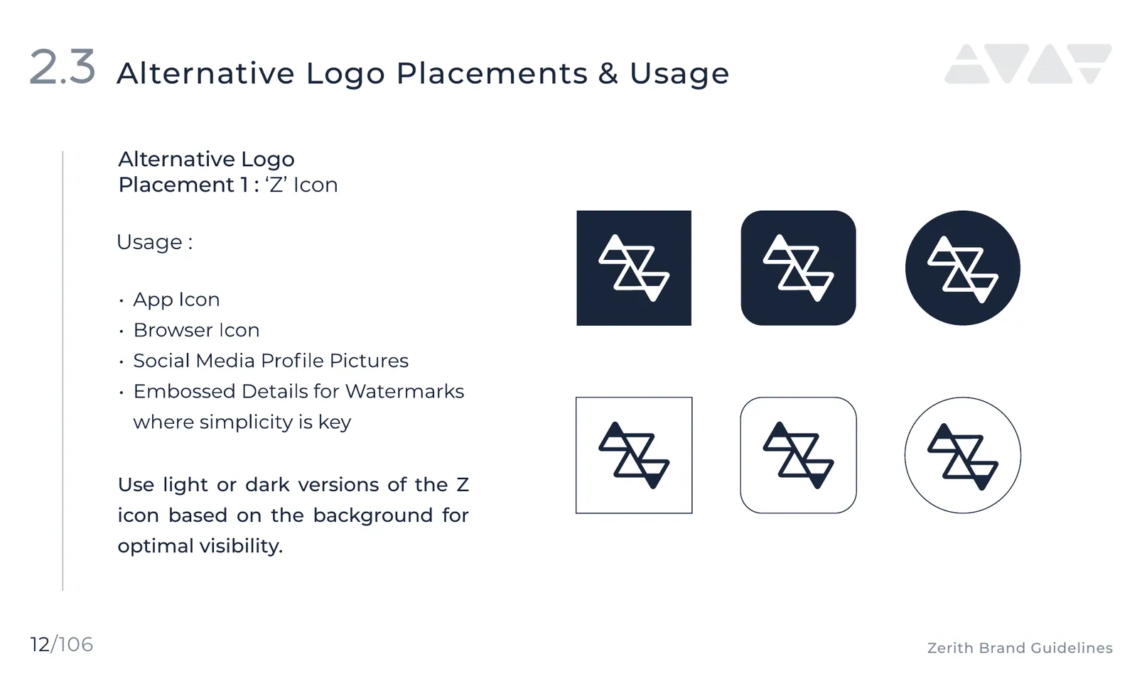 Zerith Engineering brand identity, page 13